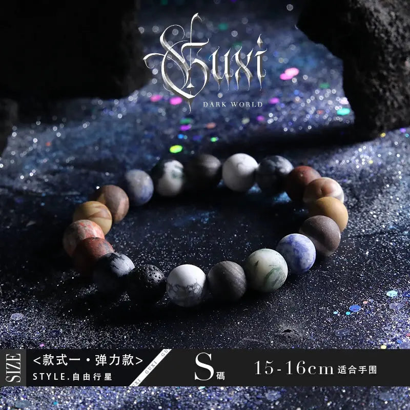 Fengshui Crystal Jewelry[Planet] Starry Sky Agate BraceletFengshui Crystal Jewelry[Planet] Starry Sky Agate Bracelet Boys Retro Minority Bead Bracelets Couple Birthday Gift Ornament
Style: Original designNovelty: FreshStoreBuddha&EnergyBuddha&EnergyFengshui Crystal Jewelry[Planet] Starry Sky Agate Bracelet