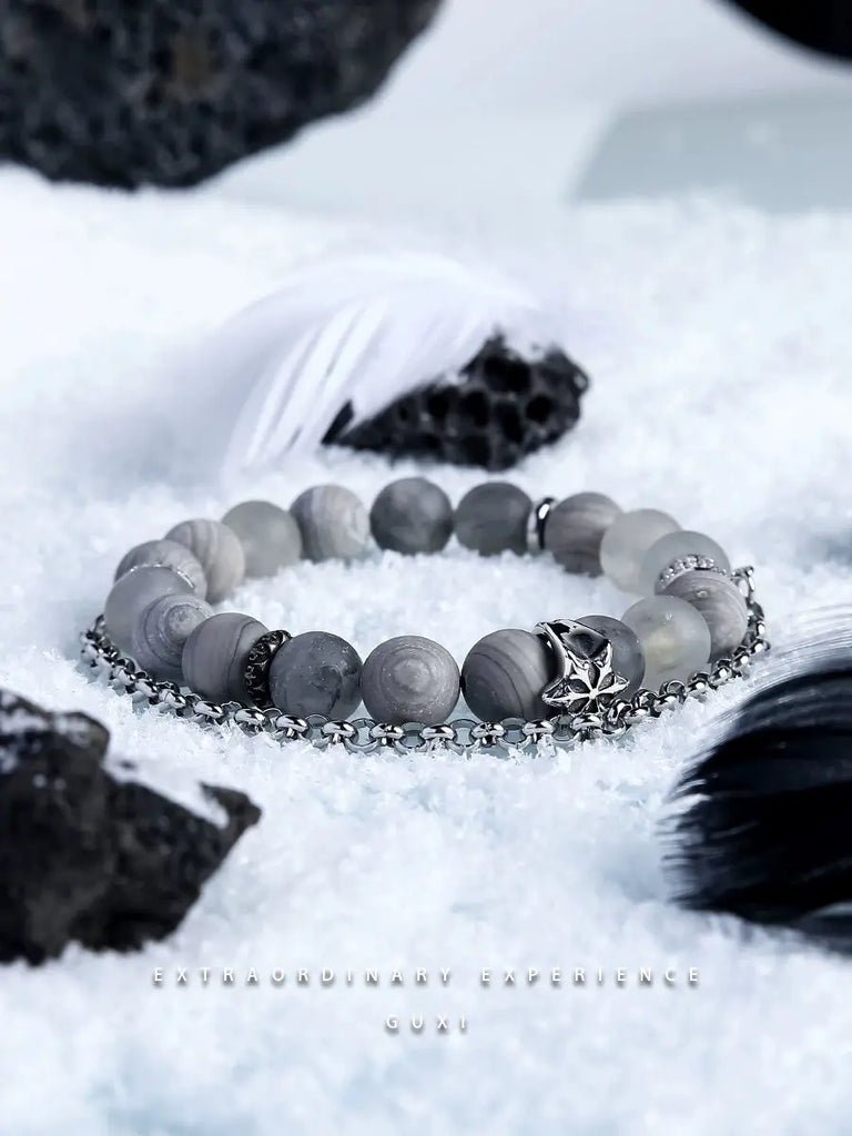 GUI [Dream] Crystal Couple Bracelet Pair Bead Bracelets Men's High SenBuddha&EnergyBuddha&EnergyGUI [Dream] Crystal Couple Bracelet Pair Bead Bracelets Men'