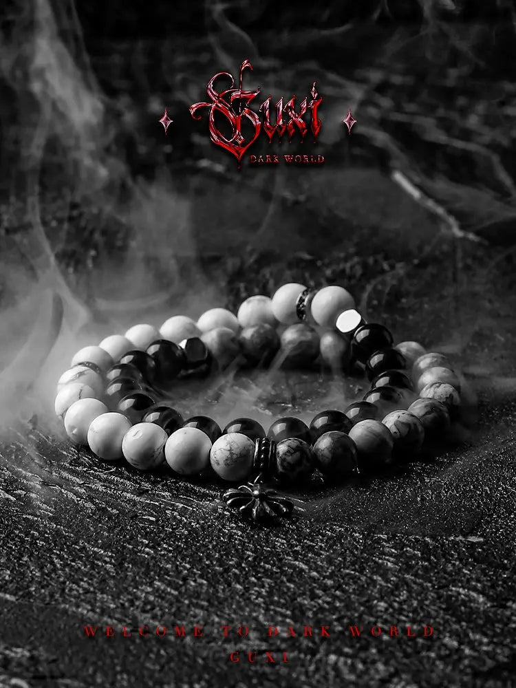 Fengshui Crystal Jewelry[Fog] Niche Obsidian BraceletFengshui Crystal Jewelry[Fog] Niche Obsidian Bracelet Men's White Crystal Bead Bracelets Volcanic Rock Double Layer Ornament All-Match
Style: Original designNovelty:Buddha&EnergyBuddha&EnergyFengshui Crystal Jewelry[Fog] Niche Obsidian Bracelet