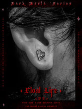 Load image into Gallery viewer, Fengshui Crystal Jewelry[Floating Life] Dark Style 925 Silver Stud EarFengshui Crystal Jewelry[Floating Life] Dark Style 925 Silver Stud Earrings Men&#39;s High Sense Ear-Caring Special-Interest Design Vintage Earrings Women
Style: OriginaBuddha&amp;EnergyBuddha&amp;EnergyFengshui Crystal Jewelry[Floating Life] Dark Style 925 Silver Stud Earrings