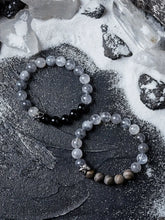 Load image into Gallery viewer, Fengshui Crystal Jewelry [Wind Sleep] Black Agate Bead BraceletFengshui Crystal Jewelry [Wind Sleep] Black Agate Bead Bracelet Men&#39;s Trendy Crystal Bead Bracelet Small and High End Feeling Hand Jewelry
 
style: original design nBuddha&amp;EnergyBuddha&amp;EnergyFengshui Crystal Jewelry [Wind Sleep] Black Agate Bead Bracelet