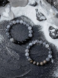 [Wind Sleep] Black Agate Bead Bracelet