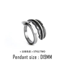 Load image into Gallery viewer, Fengshui Crystal Jewelry[Cloud Crossing]Titanium Steel Vintage RingFengshui Crystal Jewelry[Cloud Crossing] Special-Interest Design Titanium Steel Vintage Ring Men&#39;s High Sense Open-End Personality Ring Fashion Ornament
Material: tiBuddha&amp;EnergyBuddha&amp;EnergyFengshui Crystal Jewelry[Cloud Crossing]Titanium Steel Vintage Ring