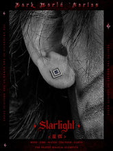 Load image into Gallery viewer, Fengshui Crystal Jewelry[Star] Vintage Style French Retro Square 925 SFengshui Crystal Jewelry[Star] Vintage Style French Retro Square 925 Silver Stud Earrings Men&#39;s High-Grade Simple
Material: SilverMaterial: 925 silverPattern: GeometBuddha&amp;EnergyBuddha&amp;EnergyFengshui Crystal Jewelry[Star] Vintage Style French Retro Square 925 Silver Stud Earrings Men&#39;