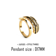 Load image into Gallery viewer, Fengshui Crystal Jewelry[Cloud Crossing]Titanium Steel Vintage RingFengshui Crystal Jewelry[Cloud Crossing] Special-Interest Design Titanium Steel Vintage Ring Men&#39;s High Sense Open-End Personality Ring Fashion Ornament
Material: tiBuddha&amp;EnergyBuddha&amp;EnergyFengshui Crystal Jewelry[Cloud Crossing]Titanium Steel Vintage Ring