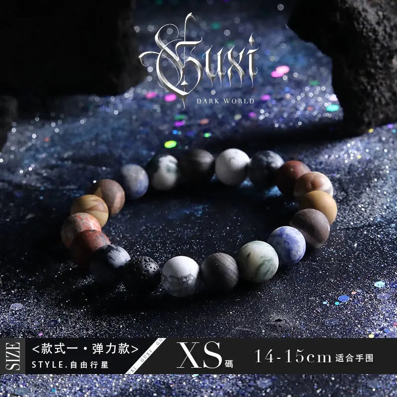 Fengshui Crystal Jewelry[Planet] Starry Sky Agate BraceletFengshui Crystal Jewelry[Planet] Starry Sky Agate Bracelet Boys Retro Minority Bead Bracelets Couple Birthday Gift Ornament
Style: Original designNovelty: FreshStoreBuddha&EnergyBuddha&EnergyFengshui Crystal Jewelry[Planet] Starry Sky Agate Bracelet