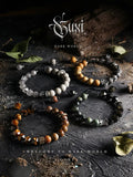 Fengshui Crystal jewelry[Gods] Dark Style Crystal Couple Bead Bracelet