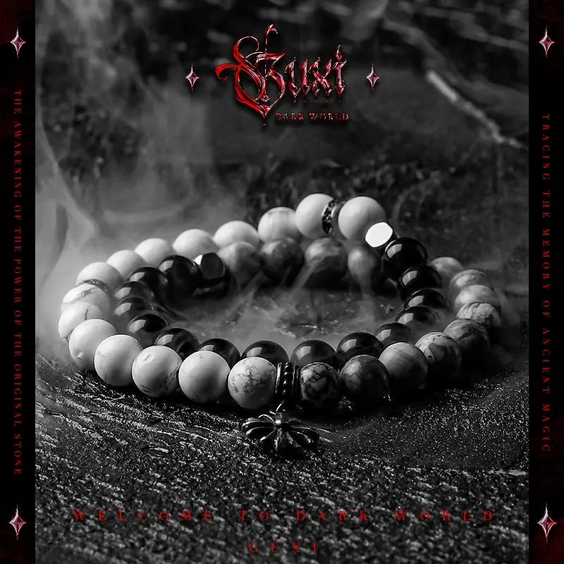 Fengshui Crystal Jewelry[Fog] Niche Obsidian BraceletFengshui Crystal Jewelry[Fog] Niche Obsidian Bracelet Men's White Crystal Bead Bracelets Volcanic Rock Double Layer Ornament All-Match
Style: Original designNovelty:Buddha&EnergyBuddha&EnergyFengshui Crystal Jewelry[Fog] Niche Obsidian Bracelet