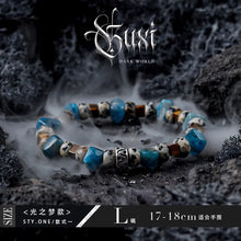 Load image into Gallery viewer, Fengshui Crystal Jewelry[Dream] Original Design Beaded BraceletFengshui Crystal Jewelry[Dream] Original Design Beaded Bracelet Boys High Sense Niche Bracelet for Boyfriend Ornament Retro
Material: natural crystal/semi-precious sBuddha&amp;EnergyBuddha&amp;EnergyFengshui Crystal Jewelry[Dream] Original Design Beaded Bracelet