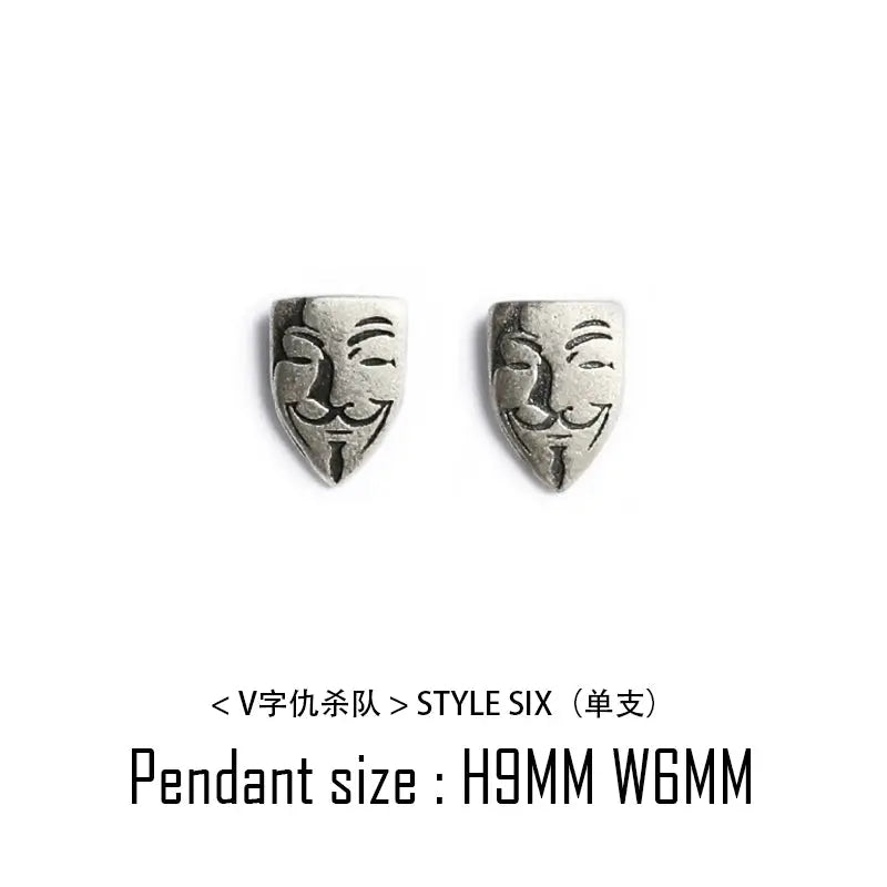 GUI [Night] Dark Style Niche Retro 925 Silver Stud Earrings Men's Ear-Brand: GUIStyle: European and AmericanNovelty: Freshly bakedMaterial: 925 silverSpot: SpotMaterial: SilverStore name: Buddha &amp; energy Feng Shui jewelry storeThe Buddha&EnergyBuddha&EnergyGUI [Night] Dark Style Niche Retro 925 Silver Stud Earrings Men'