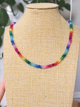 Load image into Gallery viewer, Black Wood New | Rainbow Necklace Colorful Gradient Custom Beaded Necklace Buddha&amp;Energy