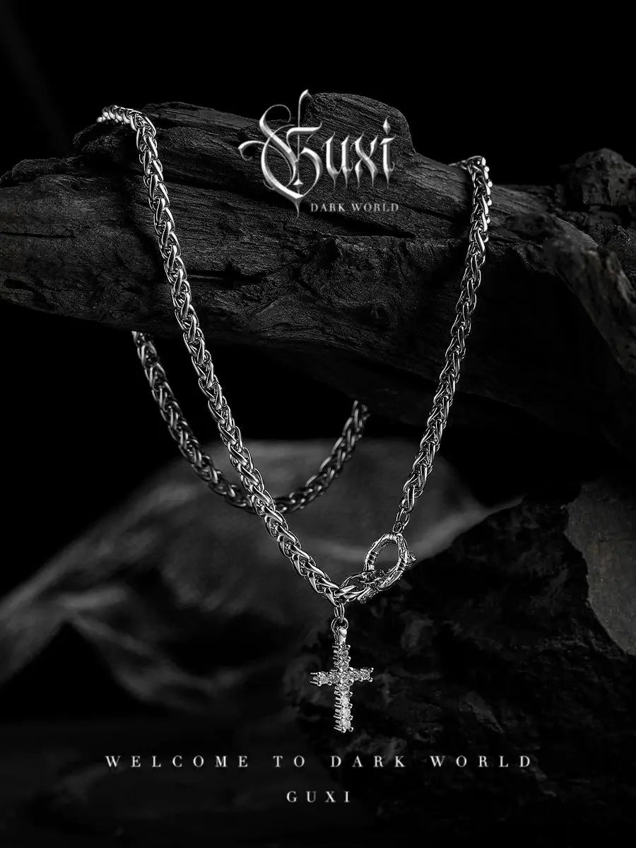 Fengshui Crystal Jewelry [Fate] Titanium Steel Cross NecklaceFengshui Crystal Jewelry [Fate] Special-Interest Design Titanium Steel Cross Necklace Men's Fashionable High-Grade Sweater Chain Personality All-Match
Material: titaBuddha&EnergyBuddha&EnergyFengshui Crystal Jewelry [Fate] Titanium Steel Cross Necklace