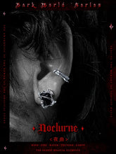 Load image into Gallery viewer, Fengshui Crystal Jewelry[Nocturne] Non-Piercing EarringsFengshui Crystal Jewelry[Nocturne] Dark Style 925 Silver Ear Clip Male Non-Piercing Earrings Special Interest Earrings Fashion Ear Hanging Ornament
Style: Original dBuddha&amp;EnergyBuddha&amp;EnergyFengshui Crystal Jewelry[Nocturne]