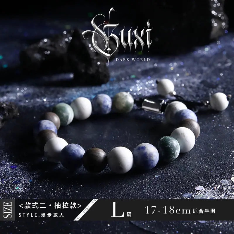 Fengshui Crystal Jewelry[Planet] Starry Sky Agate BraceletFengshui Crystal Jewelry[Planet] Starry Sky Agate Bracelet Boys Retro Minority Bead Bracelets Couple Birthday Gift Ornament
Style: Original designNovelty: FreshStoreBuddha&EnergyBuddha&EnergyFengshui Crystal Jewelry[Planet] Starry Sky Agate Bracelet