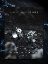 Load image into Gallery viewer, Fengshui Crystal Jewelry[Game of Thrones] Retro 925 Silver Ear ClipFengshui Crystal Jewelry[Game of Thrones] Retro 925 Silver Ear Clip Men&#39;s Non-Pierced Poker Earrings Simple Single
Style: Original designNovelty: Freshly bakedStore Buddha&amp;EnergyBuddha&amp;EnergyFengshui Crystal Jewelry[Game