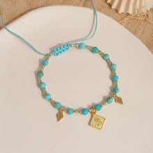 Load image into Gallery viewer, Original Bracelet | Gypsy Natural Turquoise Shareholder Bead Brass Pendant Buddha&amp;Energy