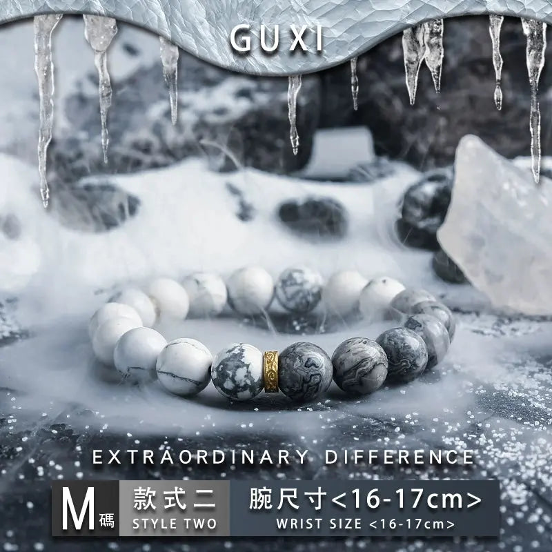 [Map Glacier] Original Design  High Sense Niche Couple Bracelet for Boyfriend Ornament Buddha&Energy