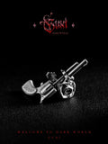 Fengshui Crystal jewelry[Gun and Rose] Dark Style Niche Retro  Stud Earrings