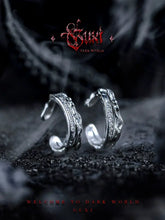 Load image into Gallery viewer, Fengshui Crystal Jewelry[Nocturne] Non-Piercing EarringsFengshui Crystal Jewelry[Nocturne] Dark Style 925 Silver Ear Clip Male Non-Piercing Earrings Special Interest Earrings Fashion Ear Hanging Ornament
Style: Original dBuddha&amp;EnergyBuddha&amp;EnergyFengshui Crystal Jewelry[Nocturne]