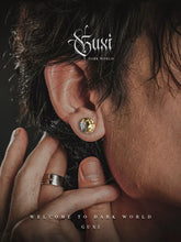 Load image into Gallery viewer, Guli [Light Encounter] Original Retro 925 Silver Stud Earrings Men&#39;s HBrand: GysiMaterial: 925 silverPattern: otherStyle: Original designCondition: NewStore name: Buddha &amp; energy fernings jewelry storeThe main type of our shop: cryBuddha&amp;EnergyBuddha&amp;EnergyGuli [Light Encounter] Original Retro 925 Silver Stud Earrings Men&#39;