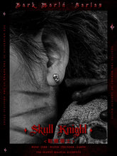 Load image into Gallery viewer, Fengshui Crystal Jewelry[Skull Knight] Dark Stylev Stud EarringsFengshui Crystal Jewelry[Skull Knight] Dark Style Niche 925 Silver Stud Earrings Men&#39;s High Sense Vintage Earrings Ear-Caring
Material: 925 silverPattern: Skeleton/sBuddha&amp;EnergyBuddha&amp;EnergyFengshui Crystal Jewelry[Skull Knight] Dark Stylev Stud Earrings