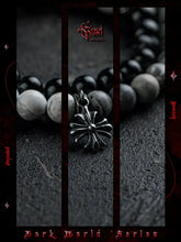 Load image into Gallery viewer, Fengshui Crystal Jewelry[Fog] Niche Obsidian BraceletFengshui Crystal Jewelry[Fog] Niche Obsidian Bracelet Men&#39;s White Crystal Bead Bracelets Volcanic Rock Double Layer Ornament All-Match
Style: Original designNovelty:Buddha&amp;EnergyBuddha&amp;EnergyFengshui Crystal Jewelry[Fog] Niche Obsidian Bracelet