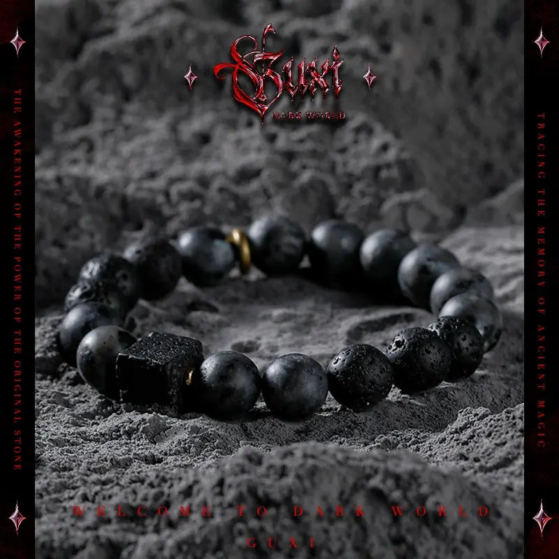 Fengshui Crystal Jewelry [Moon Dust] Special-Interest Design Black AgaFengshui Crystal Jewelry [Moon Dust] Special-Interest Design Black Agate Bracelet Boys Volcanic Rock Bead Bracelets Ornament Birthday Gift
Style: Original designNoveBuddha&EnergyBuddha&EnergyFengshui Crystal Jewelry [Moon Dust] Special-Interest Design Black Agate Bracelet