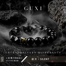 Load image into Gallery viewer, Fengshui Crystal Jewelry[Deep Space] Niche Design Black Agate Beads BrFengshui Crystal Jewelry[Deep Space] Niche Design Black Agate Beads Bracelet Boys Trendy All-Match High Sense Hand Jewelry
Material: natural crystal/semi-precious stBuddha&amp;EnergyBuddha&amp;EnergyFengshui Crystal Jewelry[Deep Space] Niche Design Black Agate Beads Bracelet