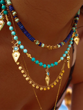 Black Wood | Gypsy Laps Turquoise Custom Beaded Necklace