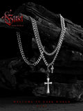 Fengshui Crystal Jewelry[Coming] Cross Design Sense Niche Pendant