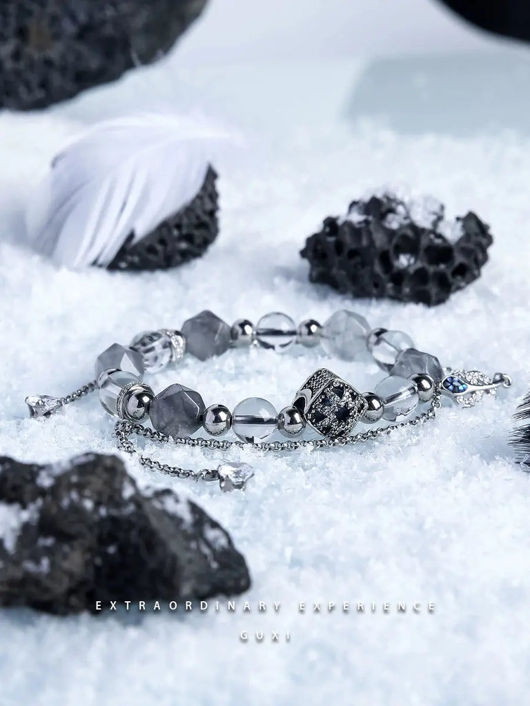 GUI [Dream] Crystal Couple Bracelet Pair Bead Bracelets Men's High SenBuddha&EnergyBuddha&EnergyGUI [Dream] Crystal Couple Bracelet Pair Bead Bracelets Men'