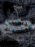 [Dream] Original Design Beaded Bracelet Boys High Sense Niche Bracelet for Boyfriend Ornament Retro