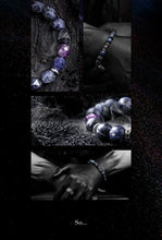 Load image into Gallery viewer, Guli [Streamer] Dark Style Amethyst Bracelet Men&#39;s High Sense Bead Bracelets Birthday Gift Retro Ornament Buddha&amp;Energy