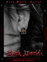 Load image into Gallery viewer, Fengshui Crystal Jewelry [Mystery] Dark Style 925 Silver Stud EarringsFengshui Crystal Jewelry [Mystery] Dark Style 925 Silver Stud Earrings Men&#39;s High Sense Ear-Caring Retro Poker Earrings Niche
Material: 925 silverPattern: otherStyleBuddha&amp;EnergyBuddha&amp;EnergyFengshui Crystal Jewelry [Mystery] Dark Style 925 Silver Stud Earrings Men&#39;