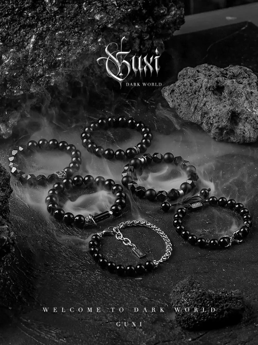 Fengshui Crystal Jewelry[Deep Space] Niche Design Black Agate Beads BrFengshui Crystal Jewelry[Deep Space] Niche Design Black Agate Beads Bracelet Boys Trendy All-Match High Sense Hand Jewelry
Material: natural crystal/semi-precious stBuddha&EnergyBuddha&EnergyFengshui Crystal Jewelry[Deep Space] Niche Design Black Agate Beads Bracelet