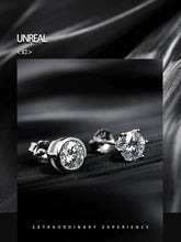 Load image into Gallery viewer, Fengshui Crystal Jewelry[Magic] Moissanite Stud EarringsFengshui Crystal Jewelry[Magic] D Color Moissanite Stud Earrings Men&#39;s High Sense Niche Single Ear-Caring 925 Silver Ear Jewelry Girls
Style: Original designNovelty:Buddha&amp;EnergyBuddha&amp;EnergyFengshui Crystal Jewelry[Magic] Moissanite Stud Earrings