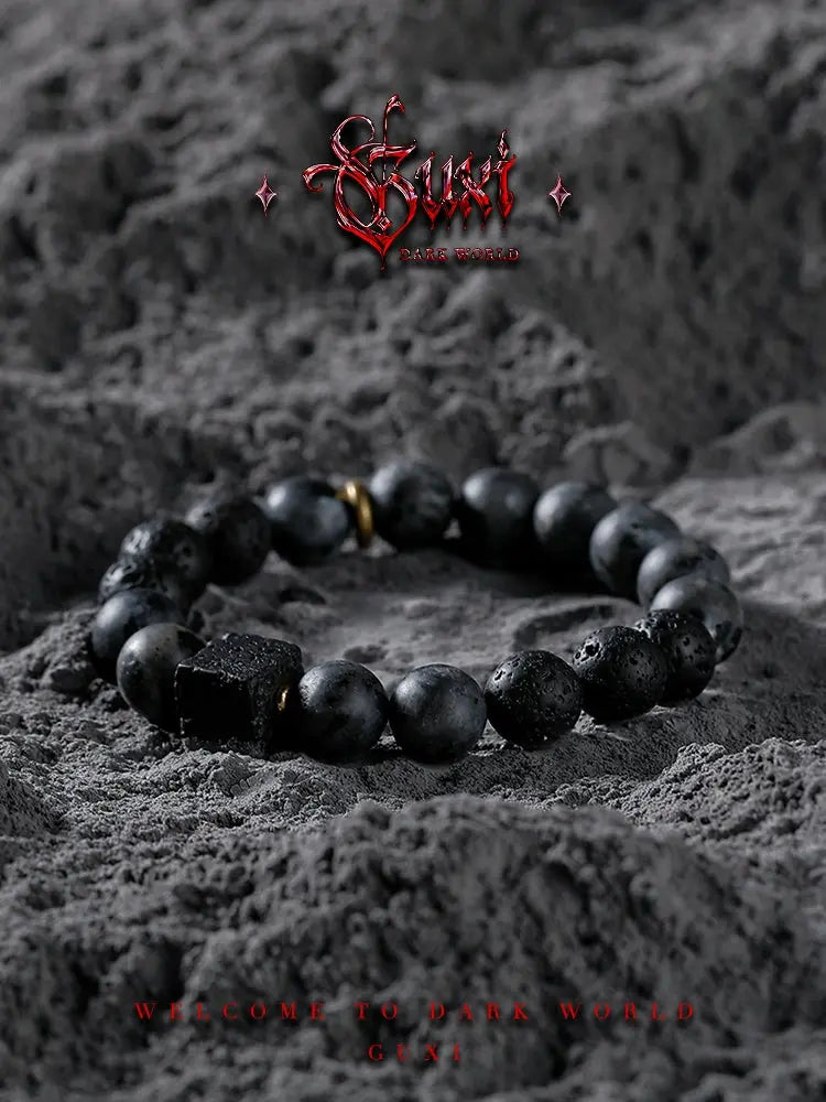 Fengshui Crystal Jewelry [Moon Dust] Special-Interest Design Black AgaFengshui Crystal Jewelry [Moon Dust] Special-Interest Design Black Agate Bracelet Boys Volcanic Rock Bead Bracelets Ornament Birthday Gift
Style: Original designNoveBuddha&EnergyBuddha&EnergyFengshui Crystal Jewelry [Moon Dust] Special-Interest Design Black Agate Bracelet