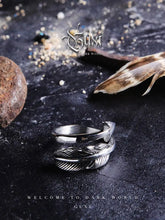 Load image into Gallery viewer, Fengshui Crystal Jewelry[Cloud Crossing]Titanium Steel Vintage RingFengshui Crystal Jewelry[Cloud Crossing] Special-Interest Design Titanium Steel Vintage Ring Men&#39;s High Sense Open-End Personality Ring Fashion Ornament
Material: tiBuddha&amp;EnergyBuddha&amp;EnergyFengshui Crystal Jewelry[Cloud Crossing]Titanium Steel Vintage Ring