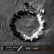 Load image into Gallery viewer, Fengshui Crystal Jewelry[Image] Original Black and White Beads Agate BFengshui Crystal Jewelry[Image] Original Niche Design Sense Black and White Beads Agate Bracelet Boys Trendy High Sense Ornament
Material: natural crystal/semi-preciBuddha&amp;EnergyBuddha&amp;EnergyFengshui Crystal Jewelry[Image] Original Black