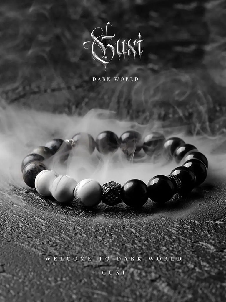 Fengshui Crystal Jewelry [Fantasy Day] Black Agate Beads BraceletFengshui Crystal Jewelry [Fantasy Day] Black Agate Beads Bracelet Men's High Sense Niche Retro Bracelet for Boyfriend Birthday Gift
Material: natural crystal/semi-prBuddha&EnergyBuddha&EnergyFengshui Crystal Jewelry [Fantasy Day] Black Agate Beads Bracelet