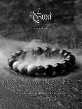 Load image into Gallery viewer, Fengshui Crystal Jewelry [Fantasy Day] Black Agate Beads BraceletFengshui Crystal Jewelry [Fantasy Day] Black Agate Beads Bracelet Men&#39;s High Sense Niche Retro Bracelet for Boyfriend Birthday Gift
Material: natural crystal/semi-prBuddha&amp;EnergyBuddha&amp;EnergyFengshui Crystal Jewelry [Fantasy Day] Black Agate Beads Bracelet