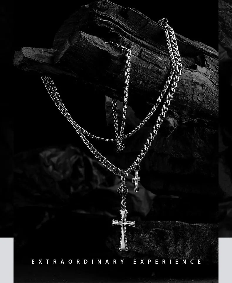 Fengshui Crystal Jewelry[Coming] Cross Necklace Men's Design Sense NicFengshui Crystal Jewelry[Coming] Cross Necklace Men's Design Sense Niche Pendant Titanium Steel Sweater Chain Ornament Fashion Brand All-Matching
 
Chain material: tBuddha&EnergyBuddha&EnergyFengshui Crystal Jewelry[Coming] Cross Necklace Men'