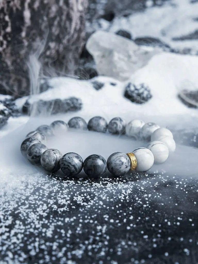 [Map Glacier] Original Design  High Sense Niche Couple Bracelet for Boyfriend Ornament Buddha&Energy