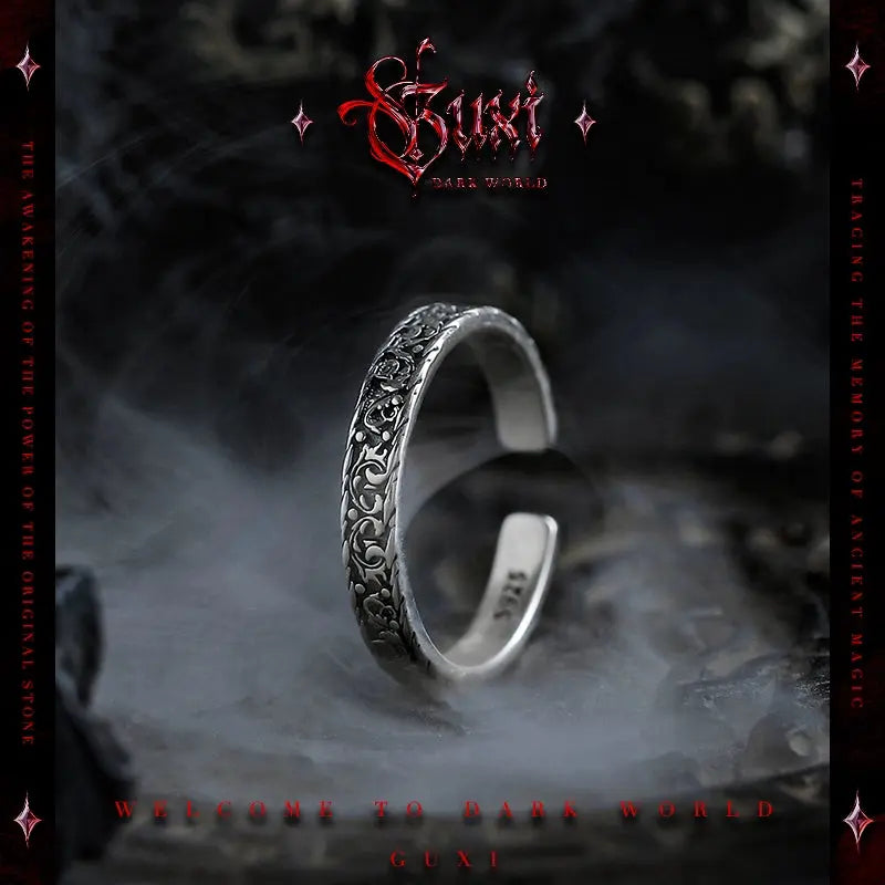 Fengshui Crystal Jewelry [Shadow-Driven] Dark Style 925 Silver Ring MeFengshui Crystal Jewelry [Shadow-Driven] Dark Style 925 Silver Ring Men's Advanced Sense Niche Norm core Bag Retro Personalized Opening Ring
 
Style: Original designBuddha&EnergyBuddha&EnergyFengshui Crystal Jewelry [Shadow-Driven] Dark Style 925 Silver Ring Men'