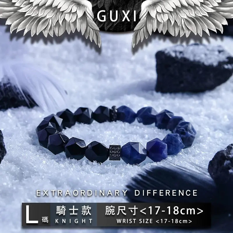 GUI [Elixir] Niche Couple Bracelet, a Pair of Crystal Bracelets for Boys Girlfriend Gift High Sense Buddha&Energy