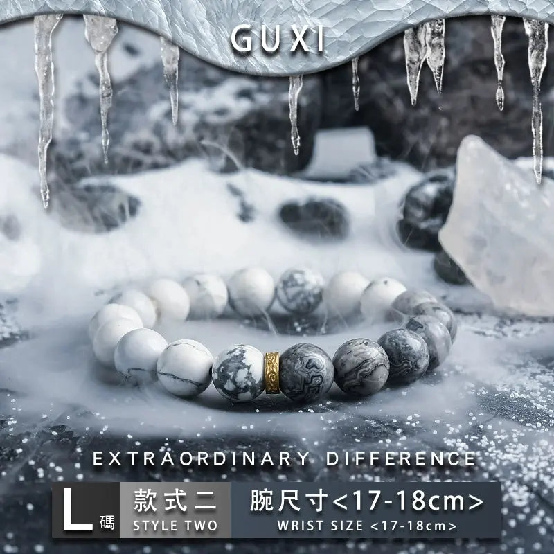 [Map Glacier] Original Design  High Sense Niche Couple Bracelet for Boyfriend Ornament Buddha&Energy