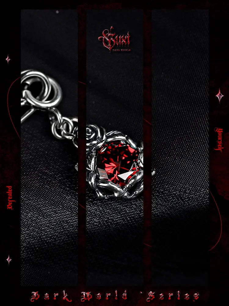GUI [Blood Color] Dark Rose 925 Silver Suit Brooch Men's High Sense NiBrand: other/otherMaterial: SilverMaterial: 925 silverPattern: Plants and flowersStyle: Original designCondition: New Applicable gender: maleNovelty: Freshly bakedCoBuddha&EnergyBuddha&EnergyGUI [Blood Color] Dark Rose 925 Silver Suit Brooch Men'