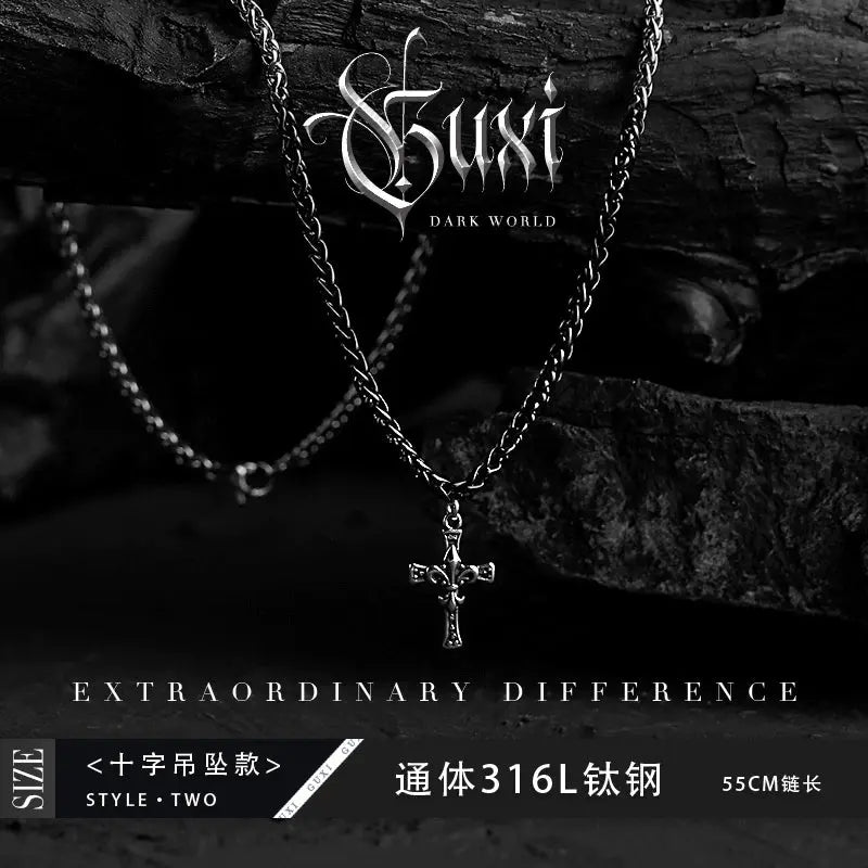 Fengshui Crystal Jewelry[Bearing in Mind] Special-Interest Design VintFengshui Crystal Jewelry[Bearing in Mind] Special-Interest Design Vintage Cross Pendant Titanium Steel Necklace Boys High-Grade Sweater Chain Fashion
Store name: BudBuddha&EnergyBuddha&EnergyFengshui Crystal Jewelry[Bearing