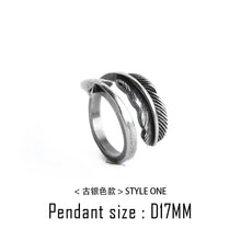 Load image into Gallery viewer, Fengshui Crystal Jewelry[Cloud Crossing]Titanium Steel Vintage RingFengshui Crystal Jewelry[Cloud Crossing] Special-Interest Design Titanium Steel Vintage Ring Men&#39;s High Sense Open-End Personality Ring Fashion Ornament
Material: tiBuddha&amp;EnergyBuddha&amp;EnergyFengshui Crystal Jewelry[Cloud Crossing]Titanium Steel Vintage Ring