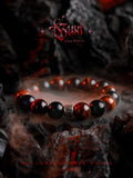 GUI [The Fatal Encounter] Obsidian Bracelet Boys Niche High Sense Tiger eye Bead Bracelets for Boyfriend Ornament